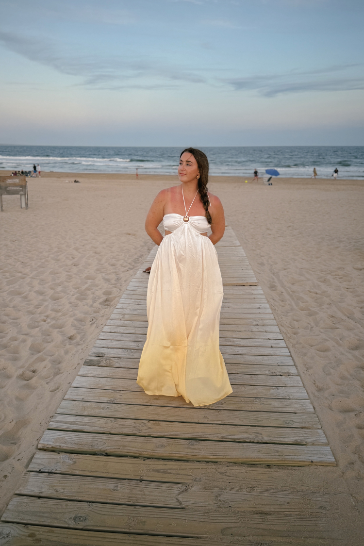 Ayana Ombre Cutout Maxi Dress