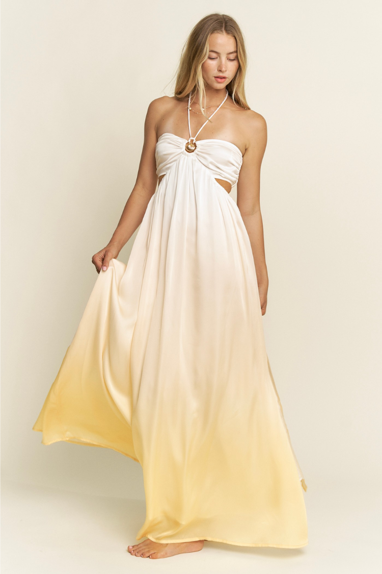 Ayana Ombre Cutout Maxi Dress - Image 9